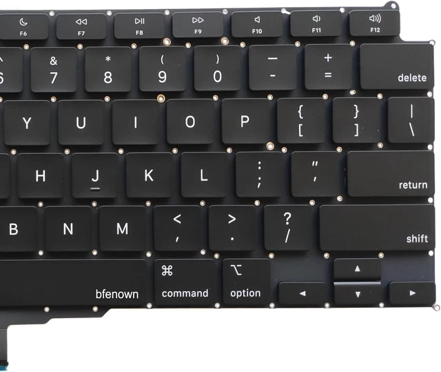 Alt view image 5 of 5 - Bfenown US QWERTY Keyboard Replacement Kit for MacBook Air 13" M1 (A2337, Late 2020) Includes Screws and Installation Tools