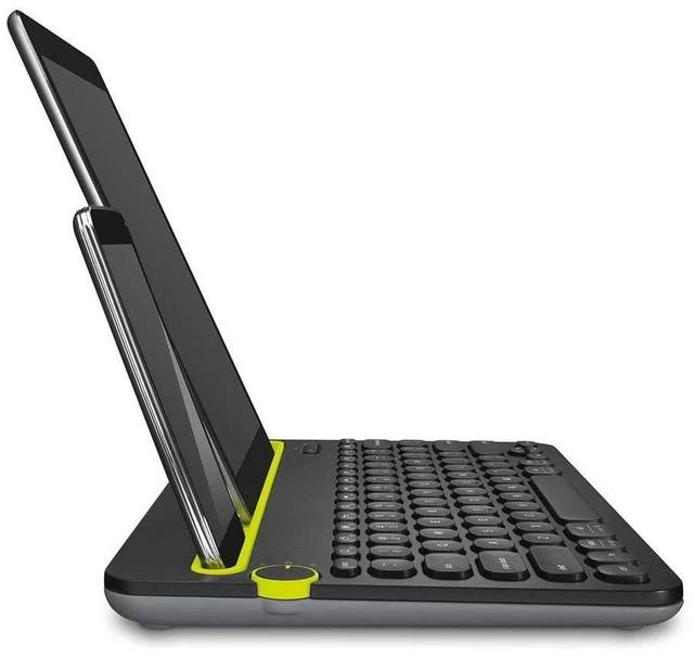 Alt view image 2 of 4 - Logitech K480 Wireless Multi-Device Keyboard for Windows, macOS, iPadOS, Android or Chrome OS, Bluetooth, Compact, Compatible with PC, Mac, Laptop, Smartphone, Tablet - Black