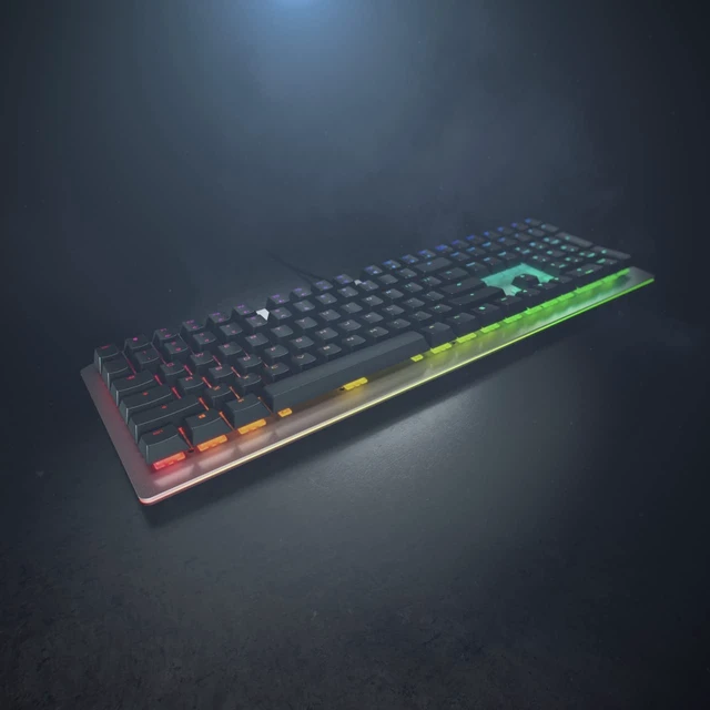 Alt view image 4 of 7 - Cherry MV 3.0 Viola Wired Mechanical Gaming Keyboard. RGB Backlight with Cross Linear Viola Switches. from The Makers of The MX Switch. (Black)