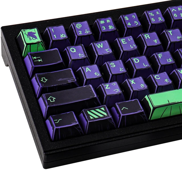Main image of JOMKIZ PBT Keycaps,78 Keys Mecha Dye Sublimation Cherry Profile Keycaps Japanese Keycap Set for Cherry MX Switches ASIN Layout Mechanical Keyboards