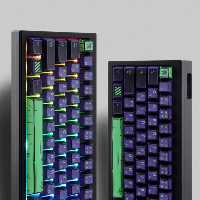 Alt view image 3 of 3 - JOMKIZ PBT Keycaps,78 Keys Mecha Dye Sublimation Cherry Profile Keycaps Japanese Keycap Set for Cherry MX Switches ASIN Layout Mechanical Keyboards