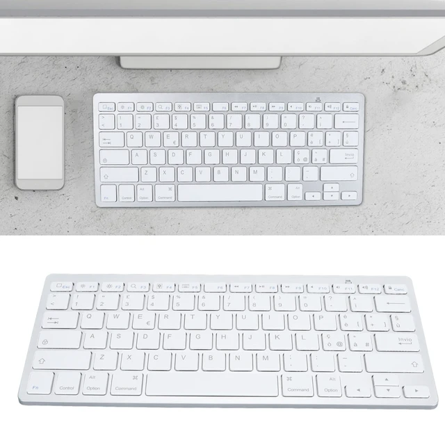 Alt view image 4 of 6 - Compact Bluetooth Keyboard for Laptops | Slim Scissor Switch, Multi System Support, 10M Range, Portable Travel, Silent Typing