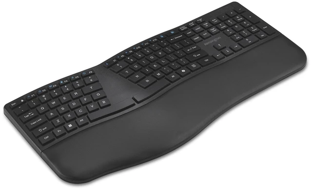 Main image of Kensington Pro Fit Ergo KB680 EQ Wireless Keyboard, Bluetooth & 2.4GHz Connection, Rechargeable, Ergonomic Design, Split-Keyboard (K72485NA)