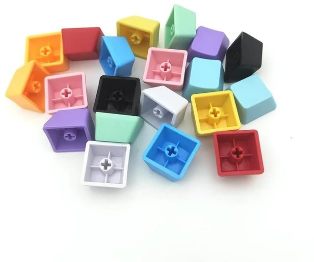 Main image of Elacgap OEM Profile Blank Keycaps PBT Rainbow Mixed Colors 1U R4 Keycap for MX switches Mechanical Keyboard (Mixed Colors, 100pcs)