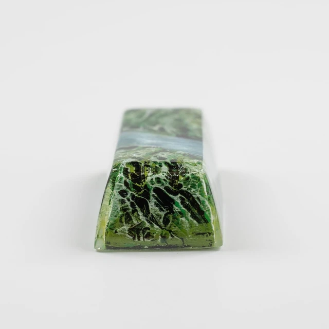 Alt view image 7 of 7 - ULTRAEQUIP Artisan Keycaps - Spring Mood Shine Through Resin 2.25U Custom Translucent Handmade Keycaps for Mechanical Keyboard (Shift Enter)