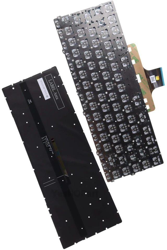 Alt view image 2 of 5 - YESNOPART Laptop Backlit Keyboard Replacement for HP Envy X360 15-EW 15-EY 15Z-EY000 15t-EW000 15-EW0013DX 15-EY0023DX - Silver
