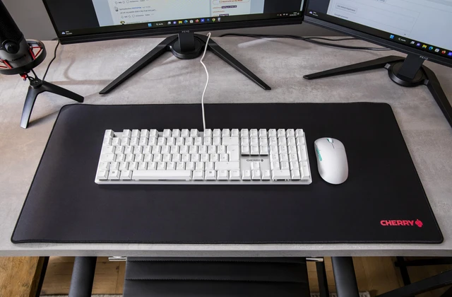 Alt view image 6 of 6 - KC 200 MX Mechanical Office Keyboard with New MX2A switches. Modern Design with Metal Plate Frame (White W/MX2A Brown Switch)