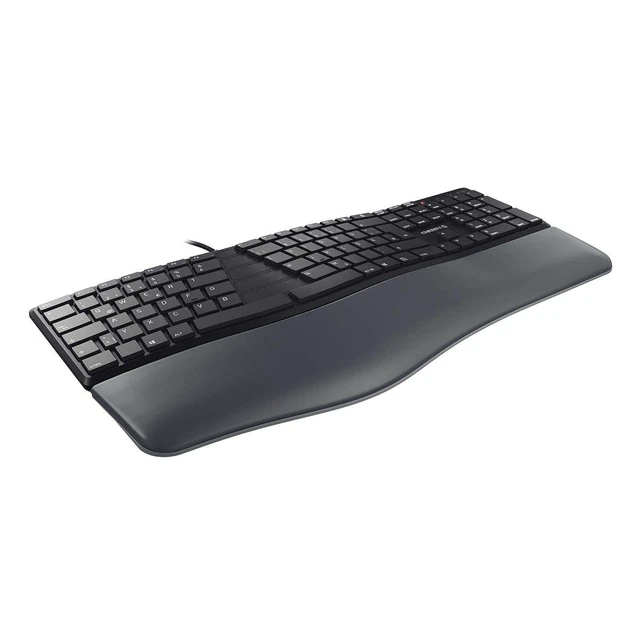 Alt view image 4 of 6 - Ergo KC 4500 Keyboard - Cable Connectivity - USB Interface - 109 Key - English (US) - QWERTY Layout - Computer - Windows - Black