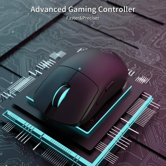 Alt view image 5 of 7 - SHARK×Magic-Refiner G6 Wireless Gaming Mouse Tri-Modes Connection 2.4G/BT/USB-C 24000 DPI 1000Hz Polling Rate with Anti-Slip Grips,750mAh Battery Gaming Mice for Laptop/PC/Mac Gamer Black