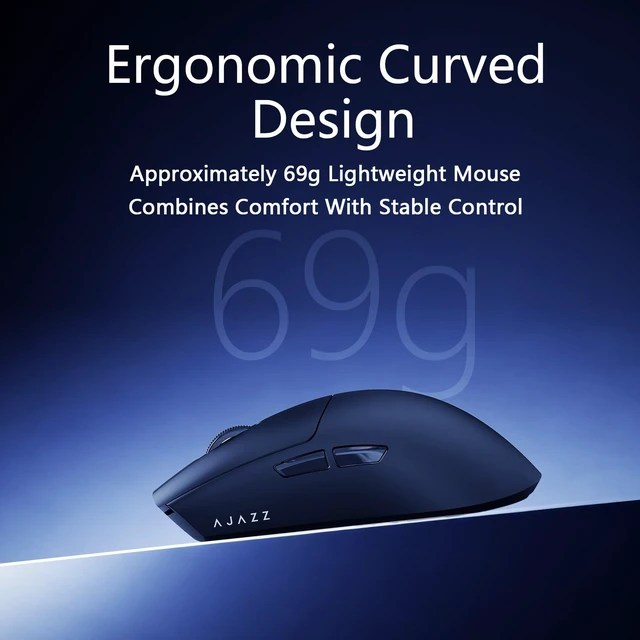 Alt view image 7 of 7 - V3 MC Wireless Gaming Mouse 2.4G Wired/Bluetooth | RGB Magnetic Charging Dock | Lightweight Design | 24K DPI | 800mAh Battery | PAW3311 Sensor | 5 Programmable Buttons, Compatible with PC/Mac