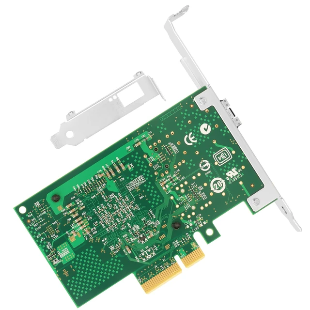 Alt view image 4 of 6 - X520-DA1-X4 Network Adapter, 10GbE 1x SFP+ PCIe 2.0 x4 NIC | 100MbE/1GbE/10GbE Single SFP+ Port NIC with Intel 82599EN, Compatible with Windows, Linux servers, Data Center Networking