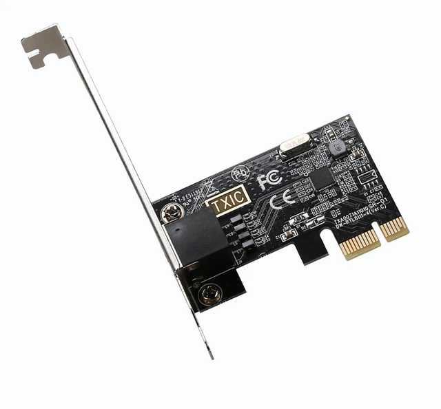 Main image of PCI-E Network Card, Gigabit Ethernet Adapter, RTL8111E Chip, 1000Mbps, PCI Express X1 Interface