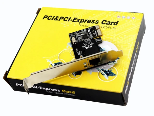 Alt view image 2 of 5 - PCI-E Network Card, Gigabit Ethernet Adapter, RTL8111E Chip, 1000Mbps, PCI Express X1 Interface