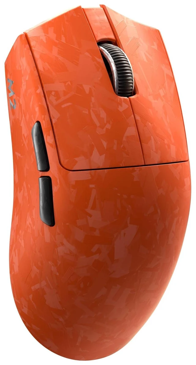 Main image of M2 Dual 8K Wireless Gaming Mouse,PAW3395,6-Level DPI(Orange) | Carbon Fiber Decorative Pattern,Up to 30000 DPI,63g Ultra-Lightweight,Software and Web customization,Wired/BT/2.4GHz,500mAh