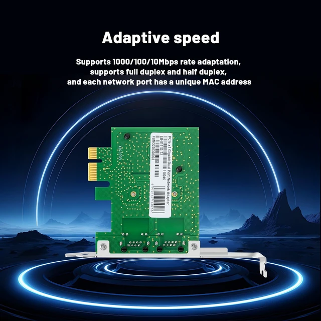 Alt view image 5 of 7 - Gigabit Netwok Card with Realtek RTL8111G Chip Dual Port,1Gb Pice Ethernet Card 2 RJ45 Port PCI Express Network Adapter for PC,LAN NIC Card Ethernet Adapter Supports Windows,Linux