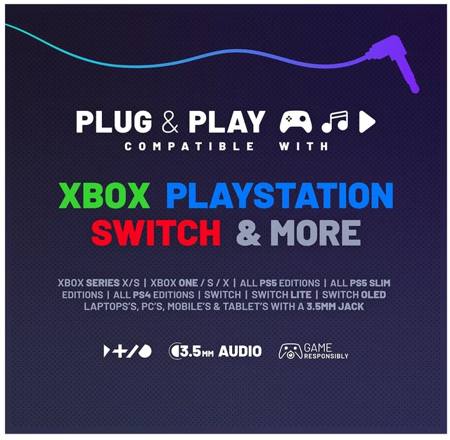 Alt view image 4 of 7 - C6-100 Gaming Headset Green, Multi-Format Compatible
