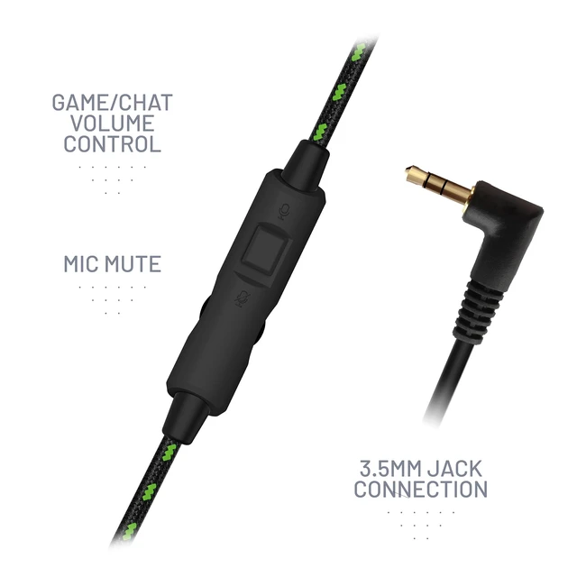 Alt view image 7 of 7 - C6-100 Gaming Headset Green, Multi-Format Compatible