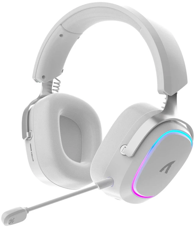 Main image of G800 Wireless Gaming Headset, 7.1 Surround Sound,Memory Foam Ear Pads,Durable Aluminum Frame,Detachable Microphone, Bluetooth/2.4G Wireless/Wired Headphone for PC,PS5,PS4,Xbox One(White)