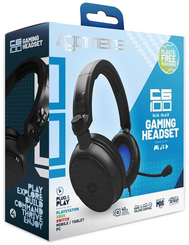 Main image of C6-100 Gaming Headset Blue, Multi-Format Compatible