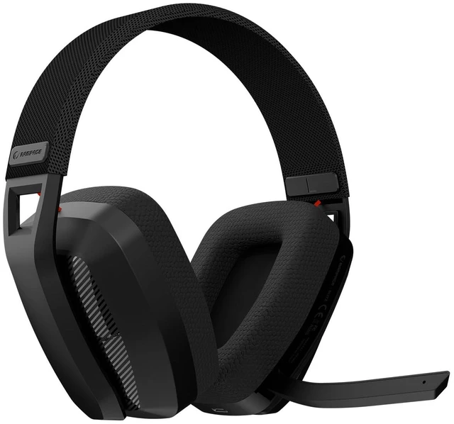 Main image of Blitz Wireless + Bluetooth Gaming Headset 50mm Drivers, ENC Noise Cancelling Mic, Adjustable Headband, USB & Type-C (Black)