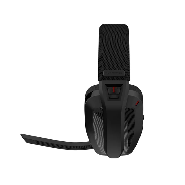 Alt view image 3 of 6 - Blitz Wireless + Bluetooth Gaming Headset 50mm Drivers, ENC Noise Cancelling Mic, Adjustable Headband, USB & Type-C (Black)