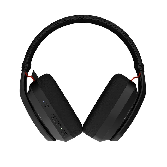 Alt view image 5 of 6 - Blitz Wireless + Bluetooth Gaming Headset 50mm Drivers, ENC Noise Cancelling Mic, Adjustable Headband, USB & Type-C (Black)