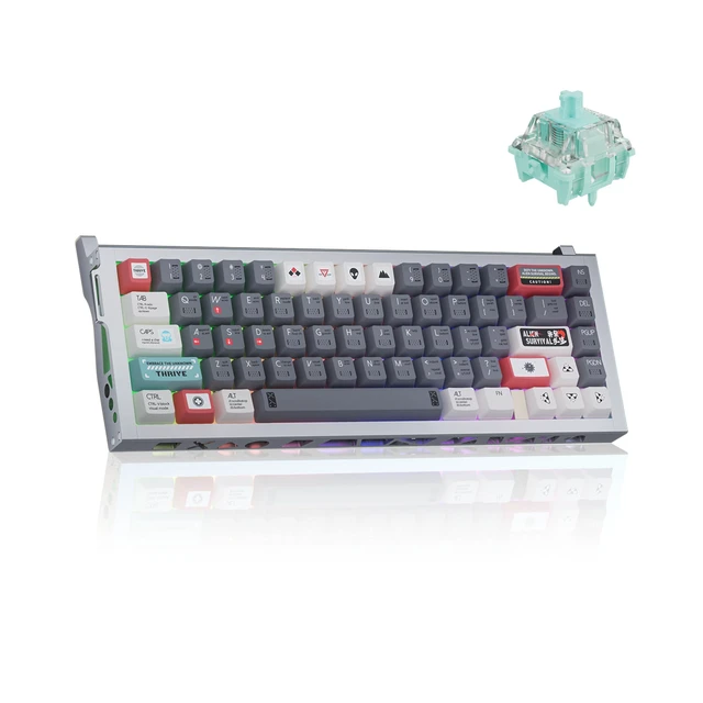 Main image of KY67 Pro Gaming Keyboard, 65% RGB Hall Effect Keyboard, 67 Keys with Gateron Magnetic Switches, Rapid Trigger, Adjustable Actuation