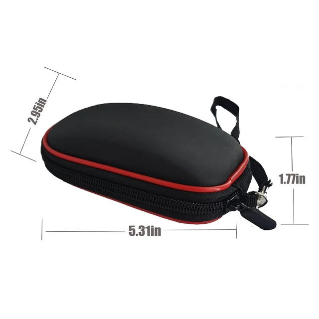 Alt view image 7 of 7 - Space Wireless 3D Sports Car Shape Ergonomic Optical Mini Mouse for Kids & Laptop PC with Case (Red)