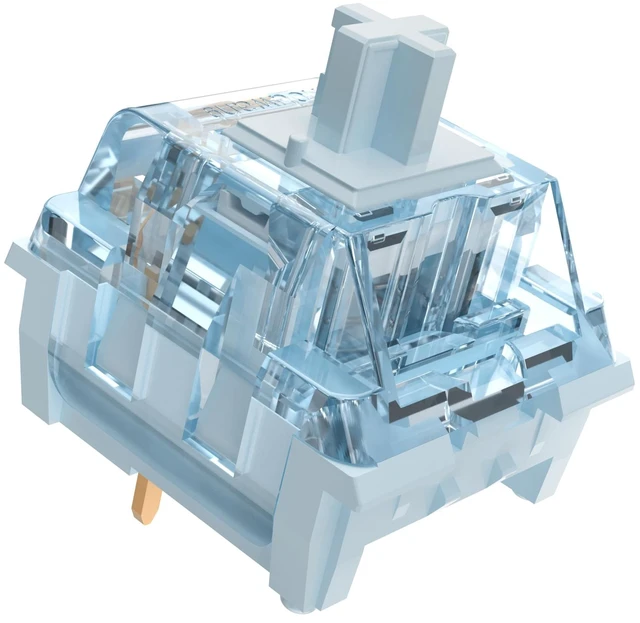 Main image of ZhouWang Dreamlike Blue Switch,3 Pin Replacement Pre-Lubricated Dustproof Clicky Keyboards Switch,Suitable clickers for 3D Prints and MX Mechanical Keyboard108Pcs