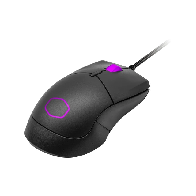 Alt view image 3 of 5 - MM310 Wire Gaming Mouse Black, Adjustable 12,000 DPI, Palm|Claw Grip, PixArt Optical Sensor, Ultraweave Cable, PTFE Feet, RGB Lighting ((MM-310-KKOL1)