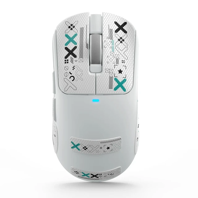 Main image of AI Gaming Mouse,61g Lightweight Tri-Mode Wireless Mouse with NearLink Tech & PAW3311 Sensor,Built-in AI Game Analyzer&Training Coach,24K DPI,500mAh Battery,RGB for PC/FPS White&Griptape