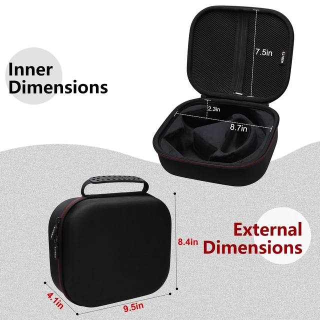 Alt view image 2 of 7 - Turtle Beach Stealth 500/600/700 Wireless Gaming Headset Black | Hard Carrying Travel Case for Turtle Beach Stealth 500 XB/600 Gen 3/700 Gen 3/600 Gen 2/700 Gen 2 Wireless Gaming Headset