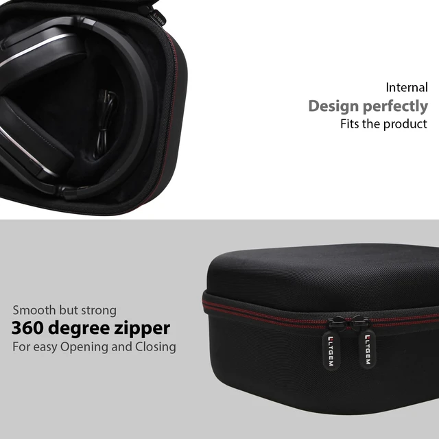 Alt view image 5 of 7 - Turtle Beach Stealth 500/600/700 Wireless Gaming Headset Black | Hard Carrying Travel Case for Turtle Beach Stealth 500 XB/600 Gen 3/700 Gen 3/600 Gen 2/700 Gen 2 Wireless Gaming Headset