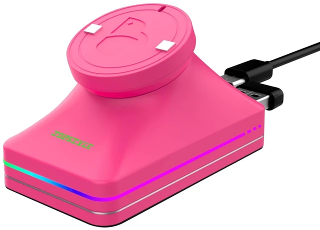 Main image of Charging Dock with RGB Lighting | Compatible with Logitech G Pro X Superlight 5/4/3/2/1, G502, G502X, G703, G903, G403 (Pink)