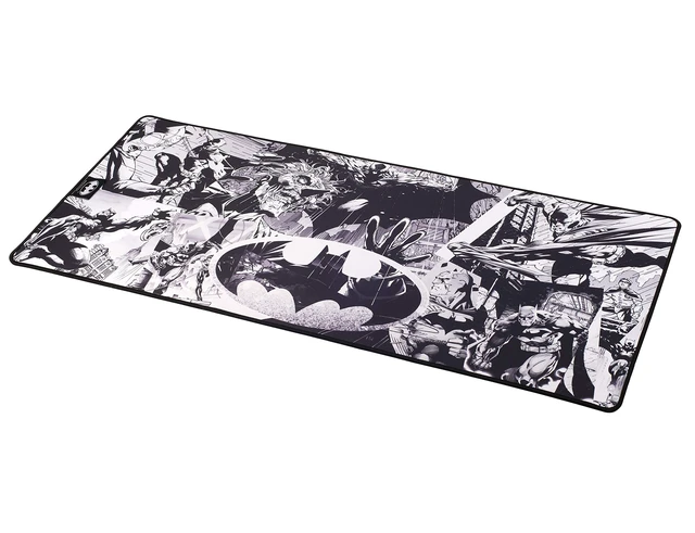 Alt view image 2 of 5 - Batman Mouse Pad XXL 35x15 in Gaming Desk Mat Extra Large | DC Comics Batman officially licensed, Gaming mousepad 90x40 cm, Non-slip rubber base, Extended surface