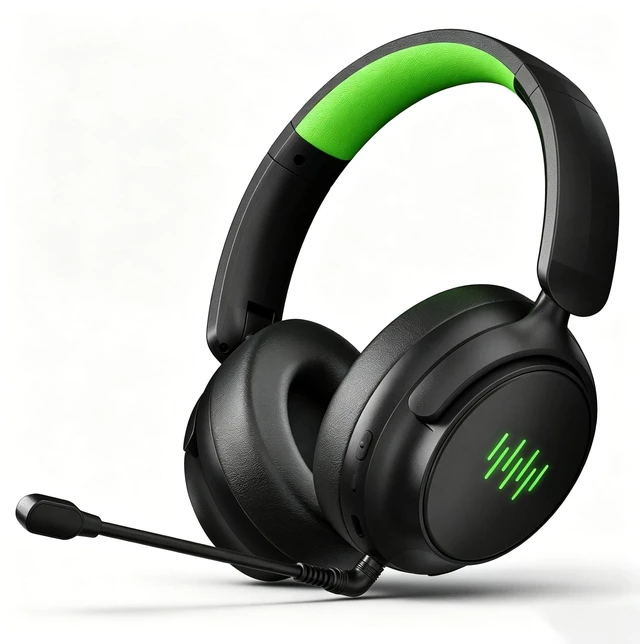 Main image of Wireless Bluetooth Gaming Headset with 3D Surround Sound & Game/Chat Balance for X-box One/Series X|S, PS-5, PC, Mac, NS Foldable, Mic Mute, Long Battery Life
