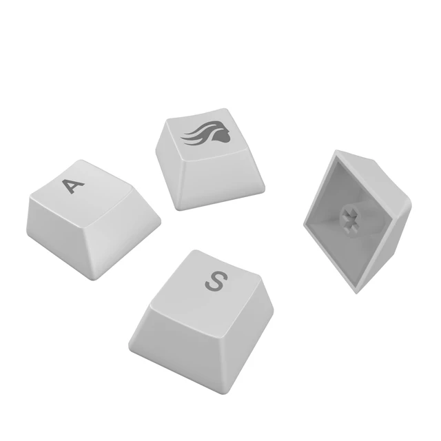 Alt view image 4 of 7 - Gaming - GPBT Backlit Keycaps (White) Translucent Shine Through Legends, Fits 100%, 75% 65% 60% Custom Mechanical Gaming Keyboards, Fits ANSI, ISO, Windows & macOS, English (US)