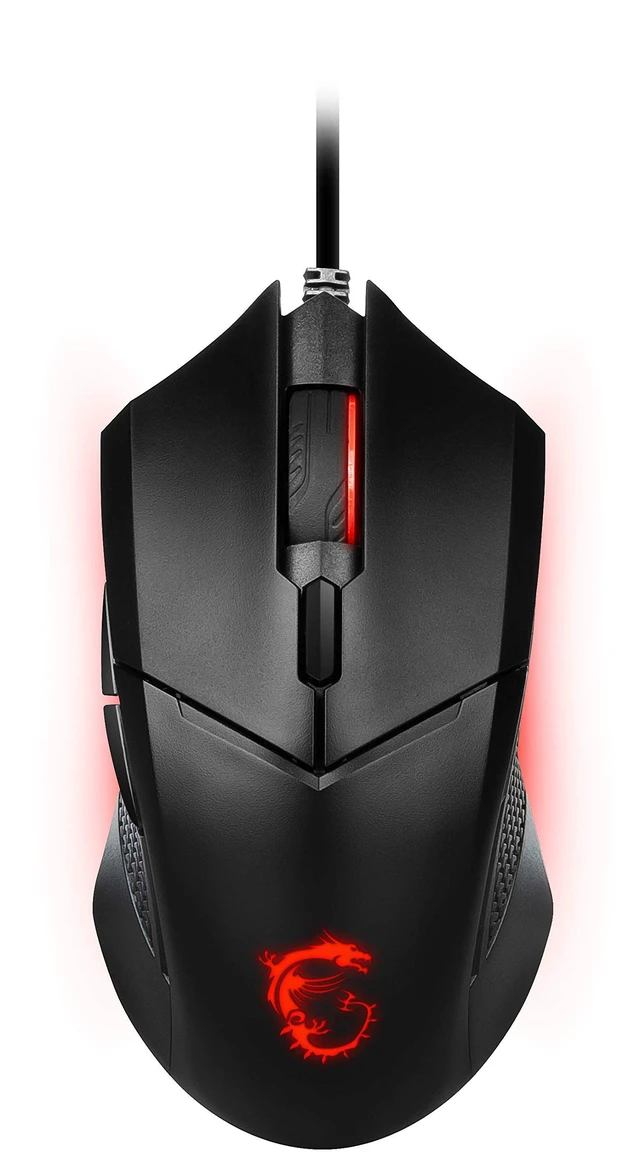 Alt view image 2 of 6 - Clutch GM08 - USB Symmetrical Gaming Mouse, Red LED, Optical Sensor PAW 3519 (4200 DPI), Switch up to 10 mln Clicks, Adjustable Weight System, Black