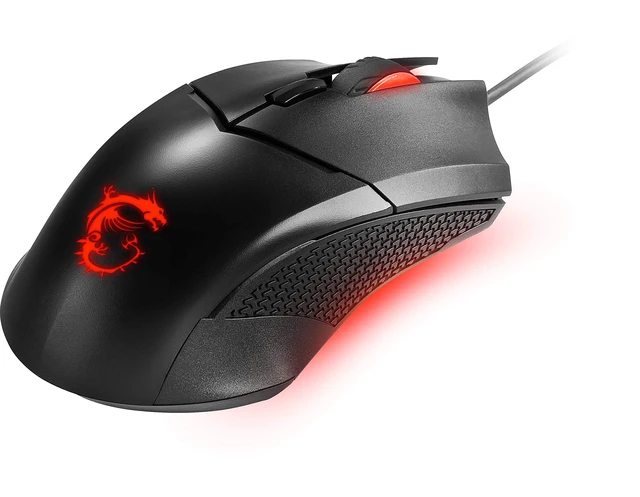Alt view image 4 of 6 - Clutch GM08 - USB Symmetrical Gaming Mouse, Red LED, Optical Sensor PAW 3519 (4200 DPI), Switch up to 10 mln Clicks, Adjustable Weight System, Black