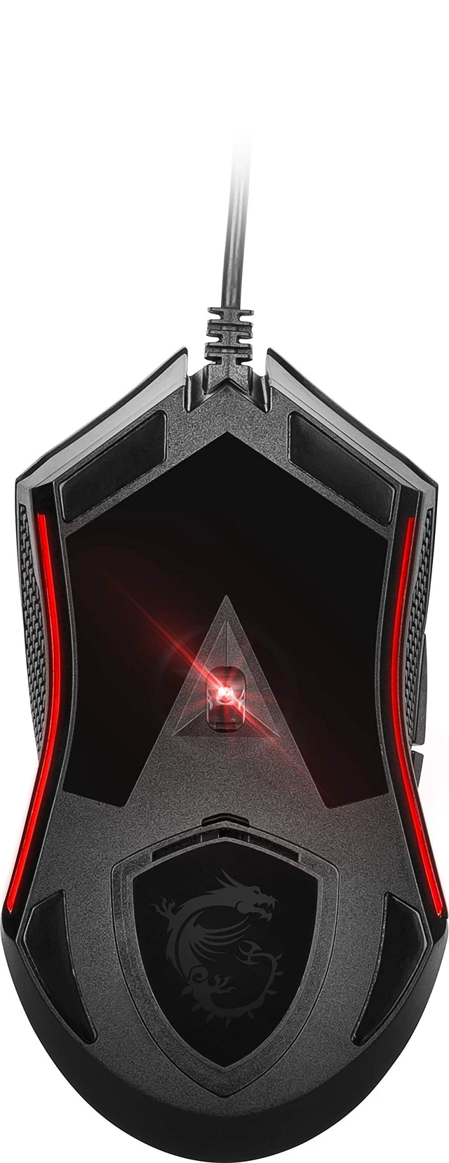 Alt view image 6 of 6 - Clutch GM08 - USB Symmetrical Gaming Mouse, Red LED, Optical Sensor PAW 3519 (4200 DPI), Switch up to 10 mln Clicks, Adjustable Weight System, Black