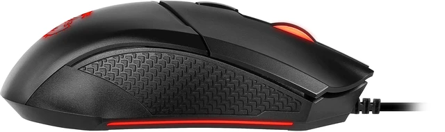 Alt view image 5 of 6 - Clutch GM08 - USB Symmetrical Gaming Mouse, Red LED, Optical Sensor PAW 3519 (4200 DPI), Switch up to 10 mln Clicks, Adjustable Weight System, Black