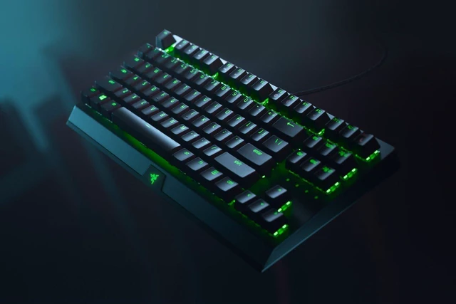 Alt view image 5 of 7 - BlackWidow V3 Tenkeyless Mechanical Gaming Keyboard: Razer Mechanical Switches - Chroma RGB Lighting - Compact Form Factor - Programmable Macro Functionality - USB Passthrough