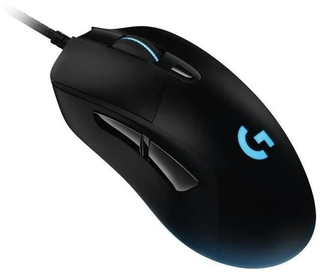 Main image of G403 Hero Wired Gaming Mouse, Hero 16K Sensor, 16000 DPI, RGB Backlit Keys, Adjustable Weights, 6 Programmable Buttons, On-Board Memory, Braided Cable, PC/Mac/Laptop - Black