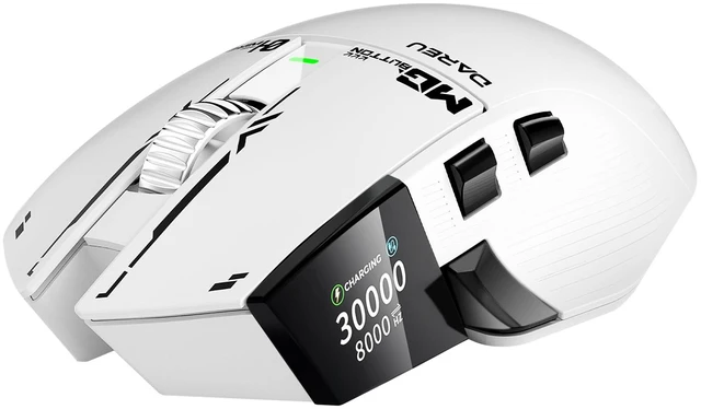 Main image of A980PROMAX Wireless Gaming Mouse-4K/8K Polling-30K DPI Optical Sensor-0.85' TFT Color Display-Magnesium Alloy Buttons-2.4G Wireless/BT/USB Connectivity-Nano Receiver Included