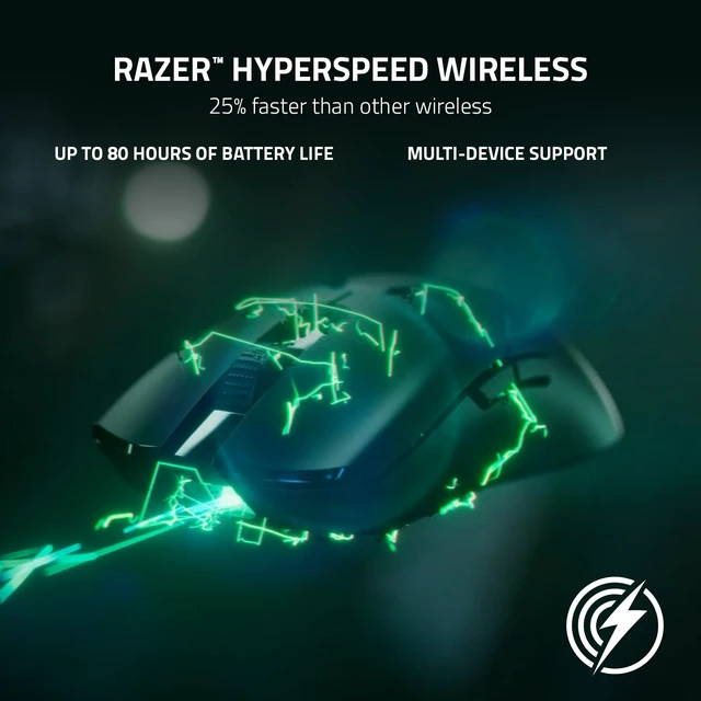 Alt view image 6 of 6 - Viper V2 Pro Hyperspeed Wireless Gaming Mouse - White