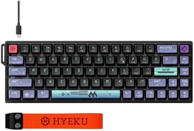 Main image of HK-K22 Mechanical Gaming Keyboard with Hall Effect Magnetic Switch, Fast Trigger Mode Adjustable Actuation, 8000Hz Polling Rate, RGB Backlit,Wired Magnetic Keyboard for Laptop/PC Gamer (Wind)
