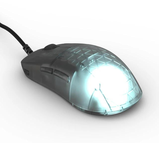 Main image of GEAR OP1 RGB Gaming Mouse - Precision Sensor, Kailh GX Switches, White Frost, RGB Lighting, Dark Frost