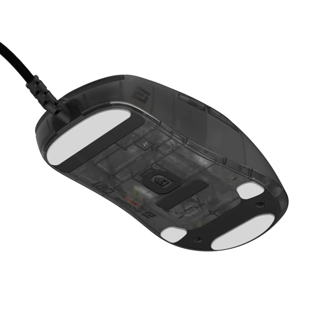 Alt view image 7 of 7 - GEAR OP1 RGB Gaming Mouse - Precision Sensor, Kailh GX Switches, White Frost, RGB Lighting, Dark Frost