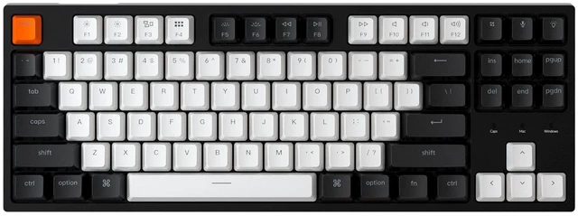 Main image of C1 Wired TKL Keyboard, Gateron G Pro Brown, RGB Backlight | Wired 87-key TKL keyboard with Gateron G Pro Brown switches, rgb backlight and 1000 Hz polling.