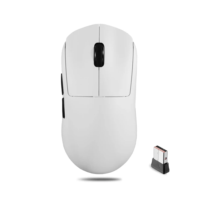 Main image of H9 Gaming Wireless Mouse, White | 12500 Dpi Optical Sensor, 60g Lightweight, 5 Programmable Buttons, Sword Micro Switch, Web Drive, 150 Hr Battery, for PC&MAC